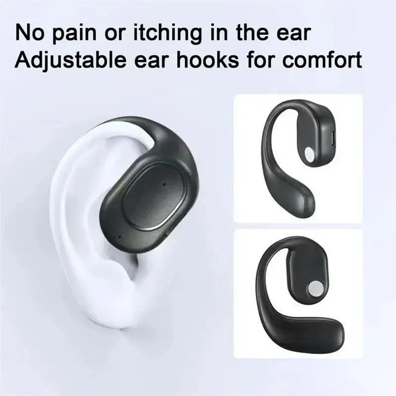 Casque Bluetooth sans fil à conduction osseuse avec microphone et réduction de bruit 4