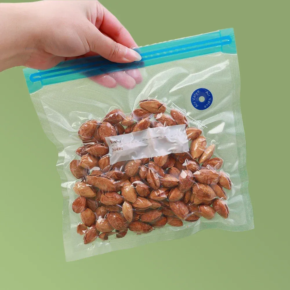 Fermeture zippée du sac sous vide