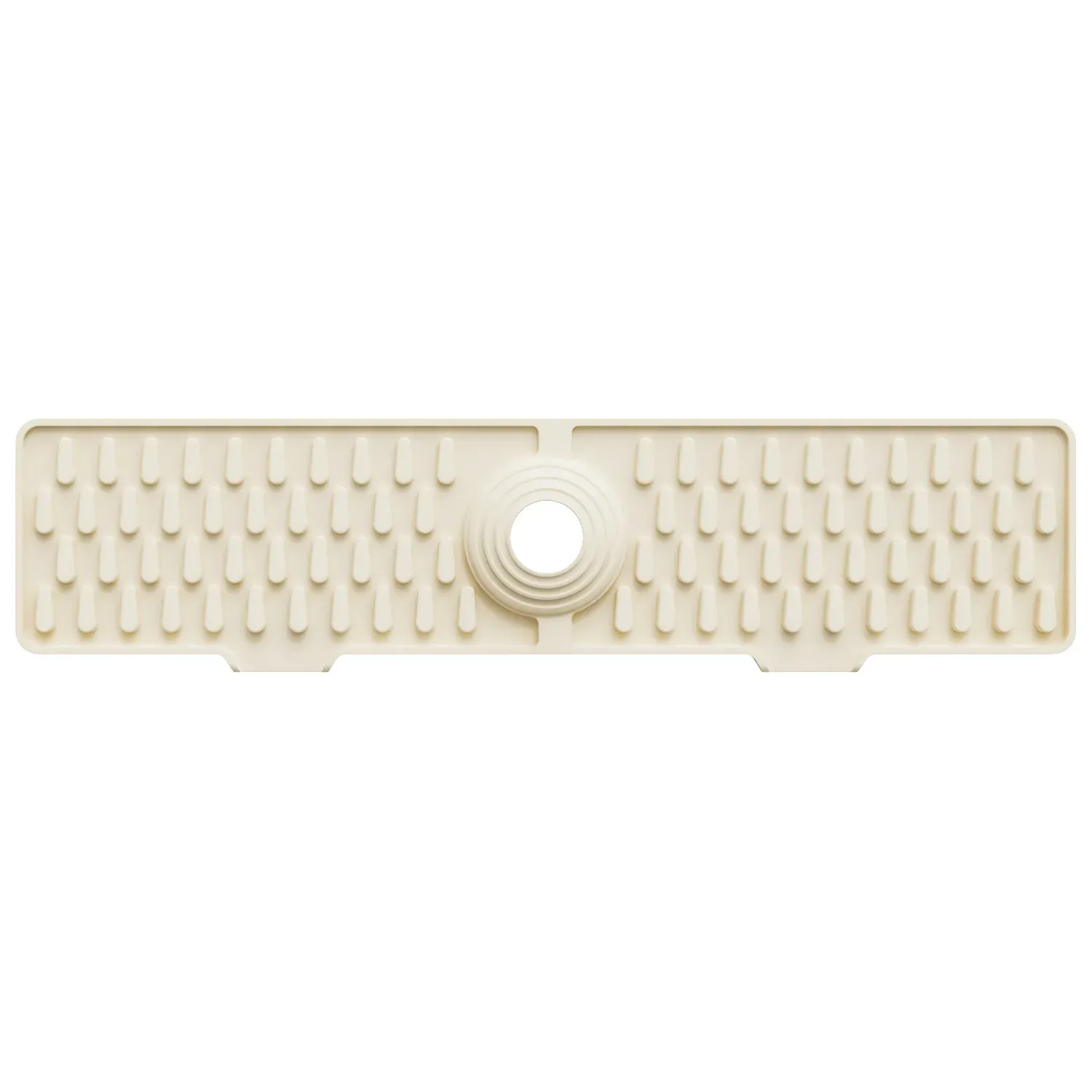Tapis anti-éclaboussures en silicone et métal à double boucle pour robinet, antidérapant, pour évier de cuisine 8