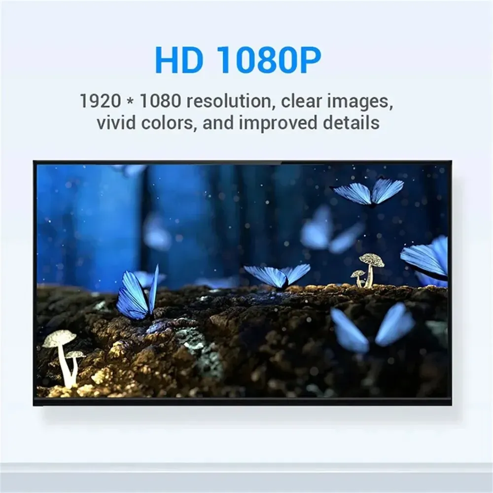 Adaptateur DVI vers HDMI pour PC et téléviseurs HD, connecteur DVI-D 24+1 mâle vers HDMI femelle plaqué or, convertisseur vidéo 3