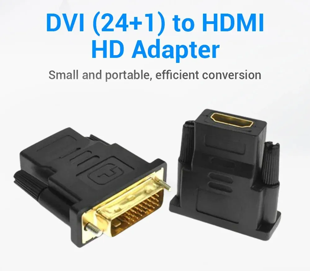 Adaptateur DVI vers HDMI, vue générale