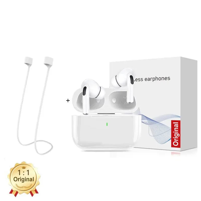 Écouteurs sans fil Bluetooth Apple AirPods Pro d'origine, intra-auriculaires, écouteurs de sport à réduction de bruit, casque compatible Xiaomi et iPhone 8