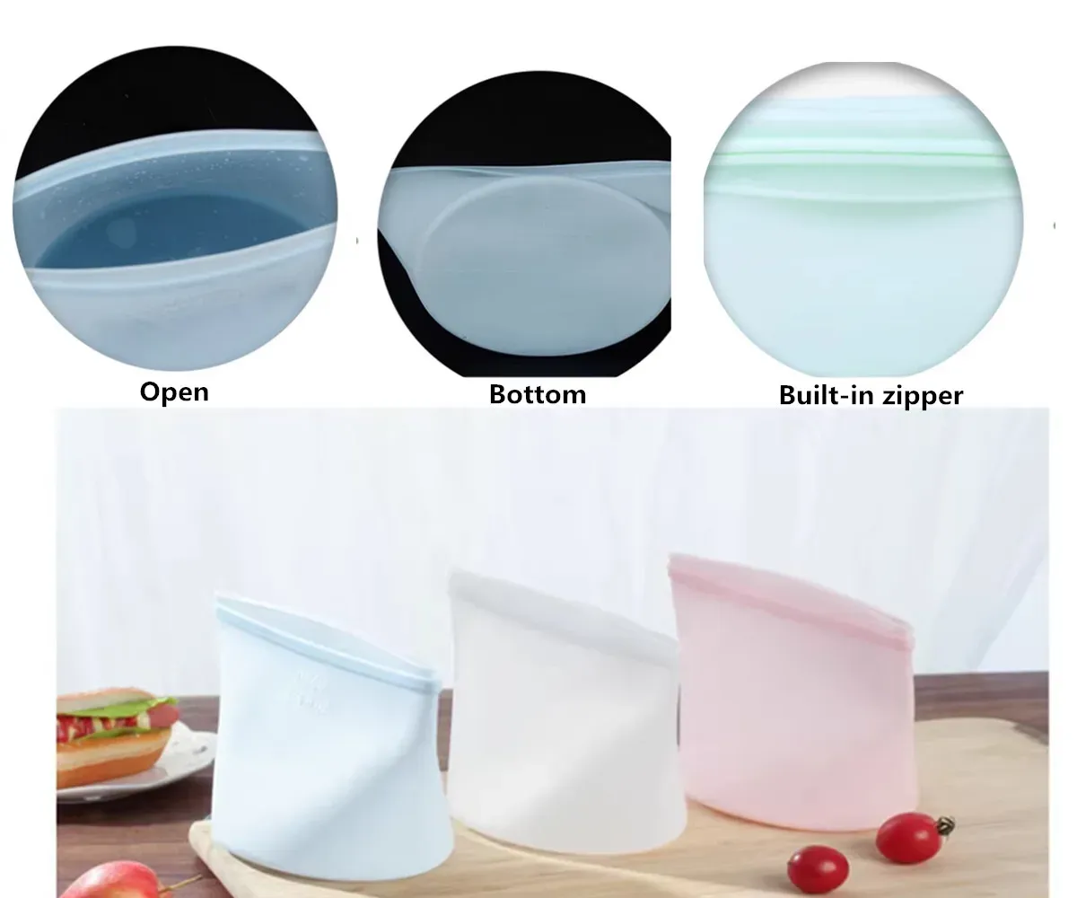 Bancs réutilisables pour aliments frais