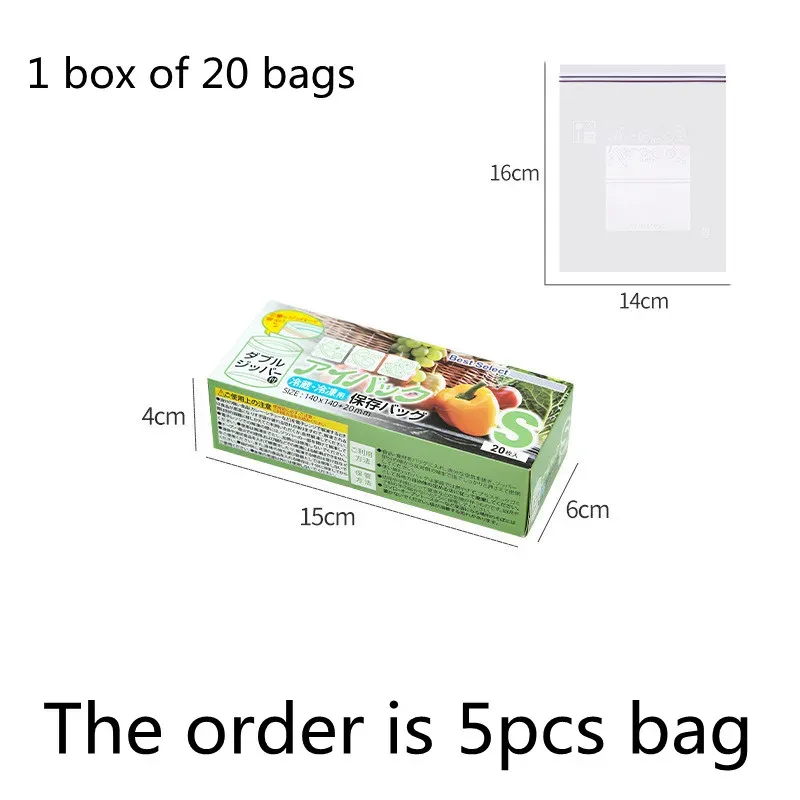 Sac réutilisable en silicone de qualité alimentaire pour la conservation des fruits au réfrigérateur, 1 pièce 19