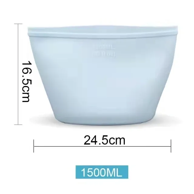 Sac réutilisable en silicone de qualité alimentaire pour la conservation des fruits au réfrigérateur, 1 pièce 11
