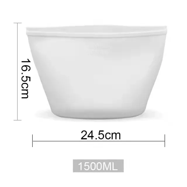 Sac réutilisable en silicone de qualité alimentaire pour la conservation des fruits au réfrigérateur, 1 pièce 7