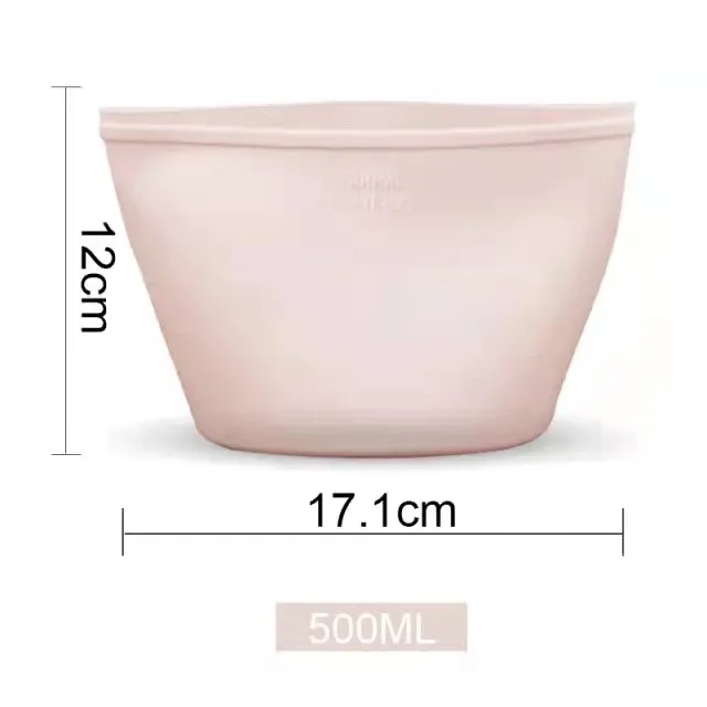 Sac réutilisable en silicone de qualité alimentaire pour la conservation des fruits au réfrigérateur, 1 pièce 12