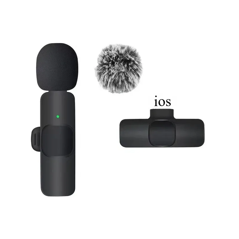 Microphone-cravate sans fil pour iPhone, Android et USB-C, avec réduction du bruit pour streaming en direct et interviews 9