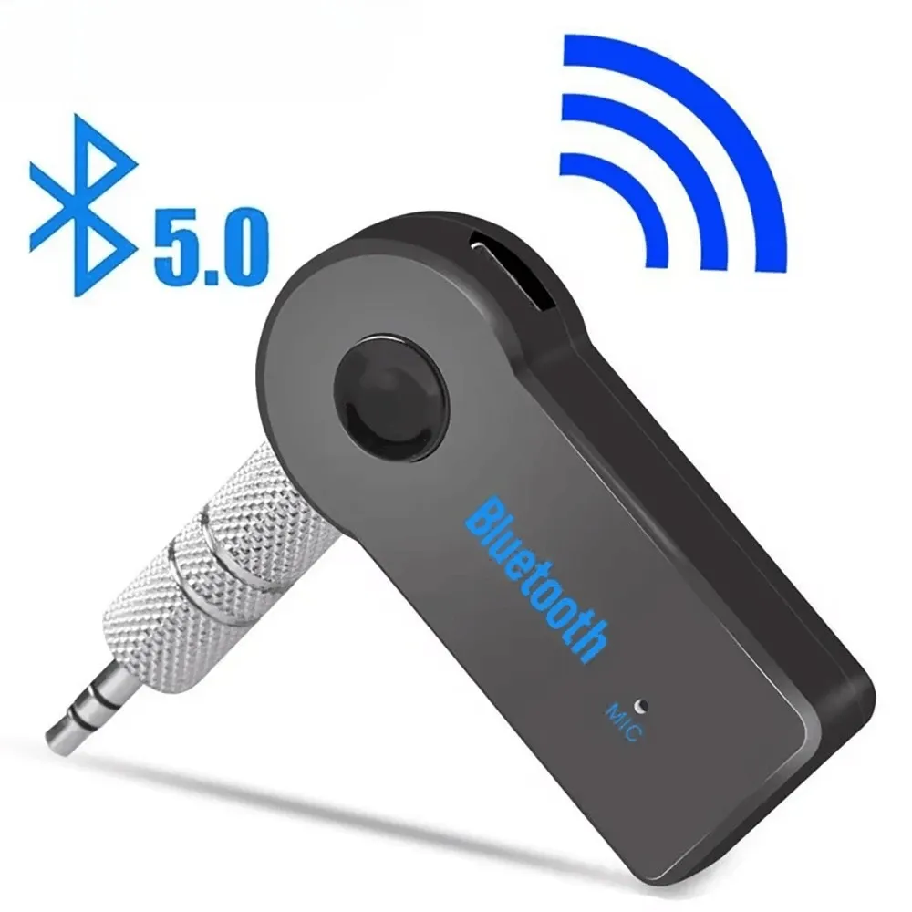 Récepteur audio Bluetooth 5.0 sans fil pour voiture, prise Jack 3,5 mm, profil A2DP