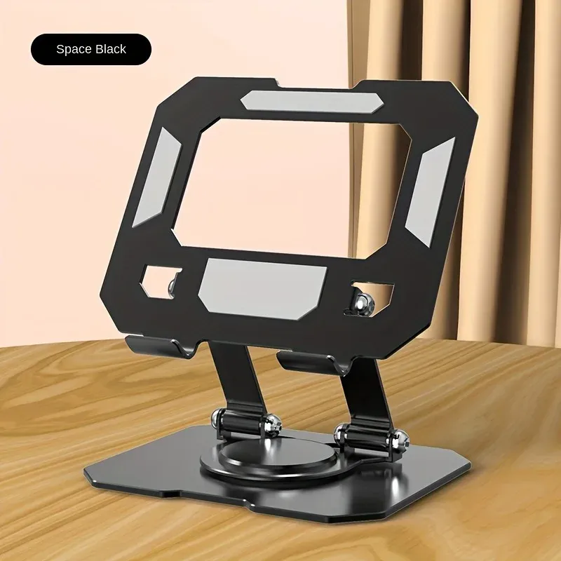 Support de tablette rotatif à 360°, support de bureau pliable et réglable, compatible iPad Pro, Air et mini de 4,7 à 12 pouces, pour ordinateur portable 7