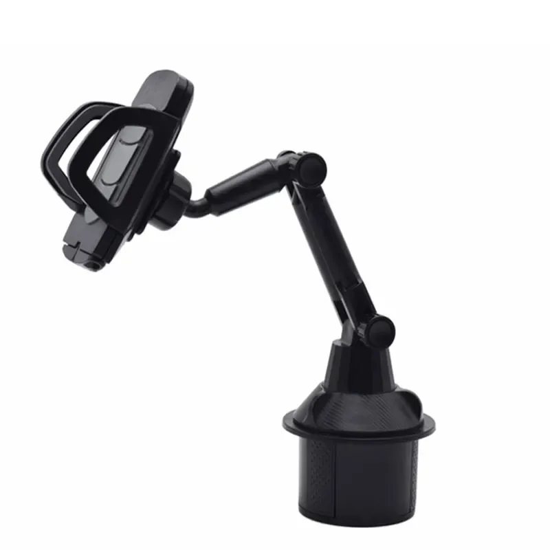Support de téléphone pour voiture, porte-gobelet, accessoire d'intérieur automobile, antidérapant, tube long réglable, support de navigation pour téléphone portable 7