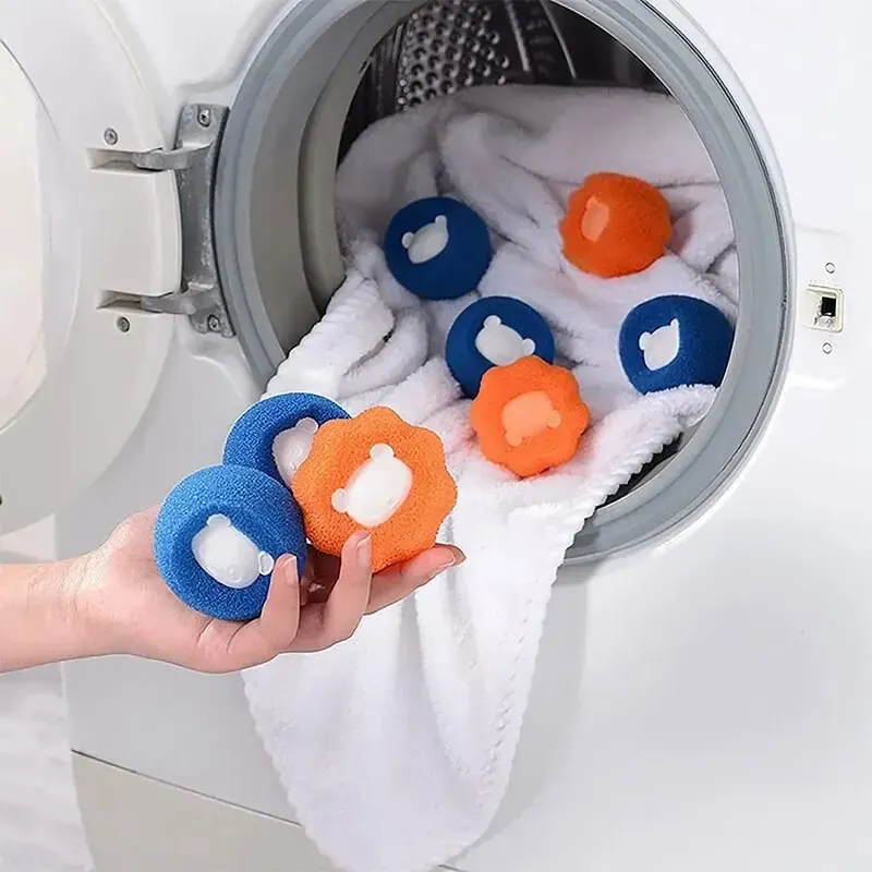 Boule réutilisable pour lave-linge, capte les poils d'animaux de compagnie 2