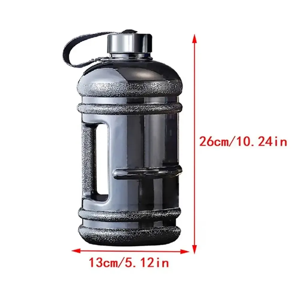 Gourde de grande capacité en PETG, vue d'ensemble