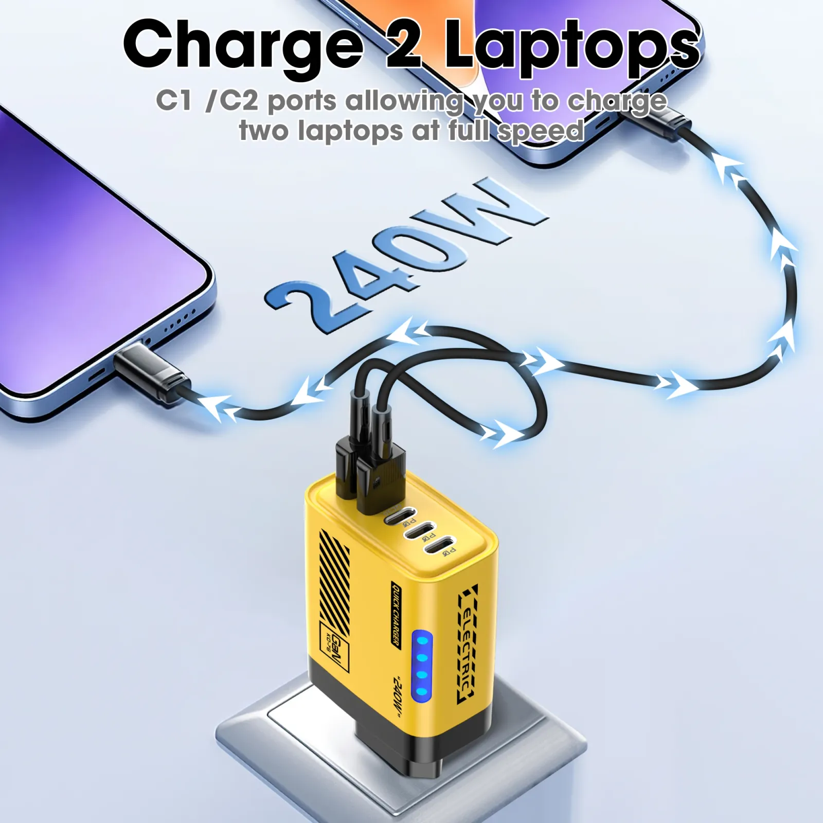 Chargeur USB-C GaN, lifestyle