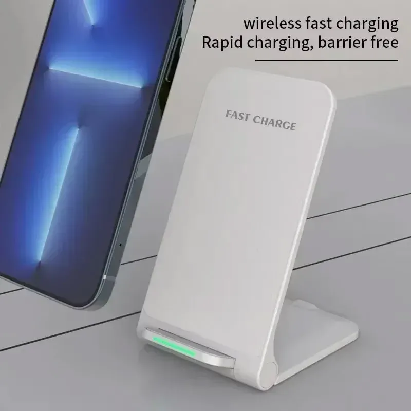 Station de charge sans fil pour écouteurs et téléphone, chargeur rapide et support de charge pour iPhone 16, 15, 14, 13 Pro Max, Samsung S24, S23 et Xiaomi 2
