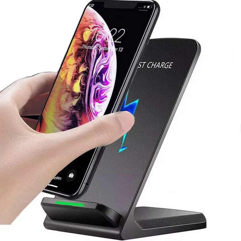 Station de charge sans fil pour écouteurs et téléphone, chargeur rapide et support de charge pour iPhone 16, 15, 14, 13 Pro Max, Samsung S24, S23 et Xiaomi
