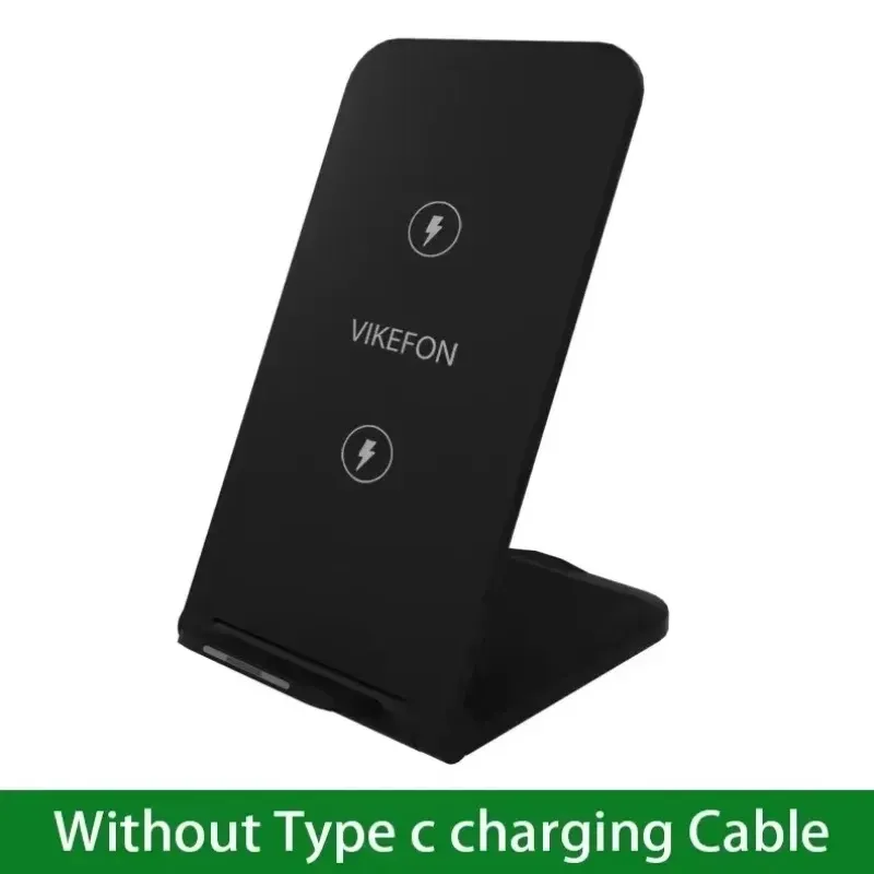 Station de charge sans fil pour écouteurs et téléphone, chargeur rapide et support de charge pour iPhone 16, 15, 14, 13 Pro Max, Samsung S24, S23 et Xiaomi 7