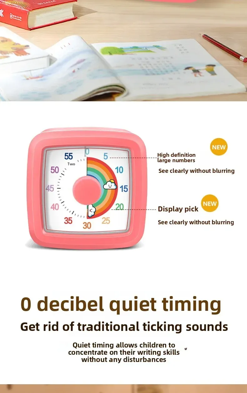 Minuterie visuelle, confort d'utilisation