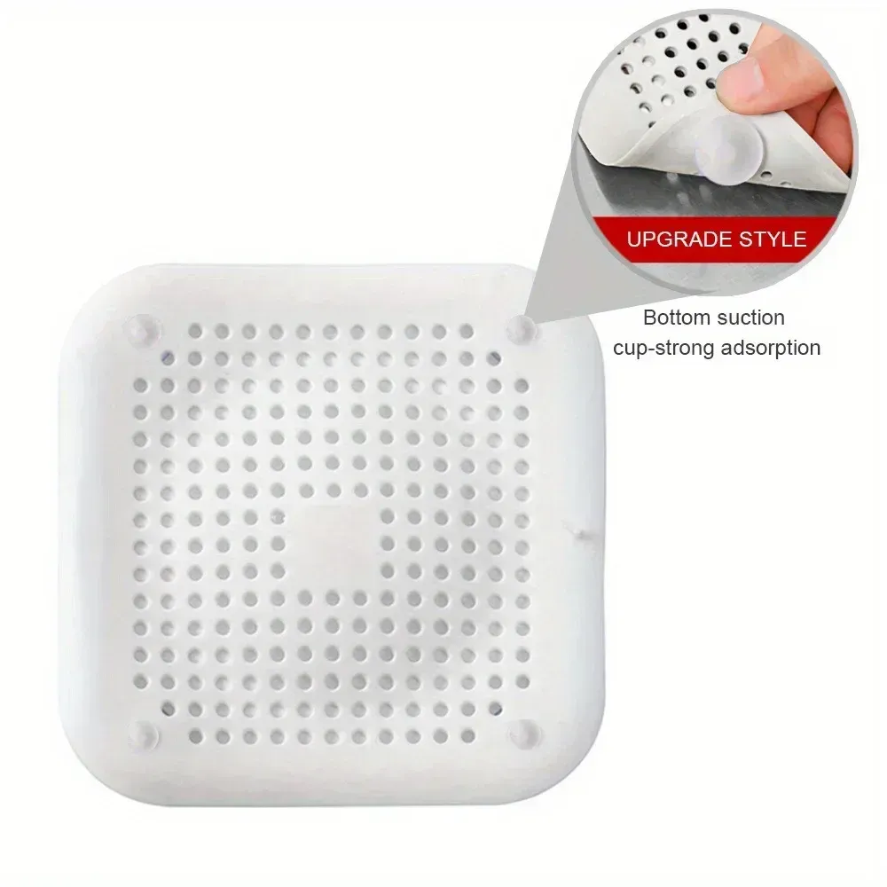 Bouchon de drain en silicone anti-cheveux pour douche et baignoire 4