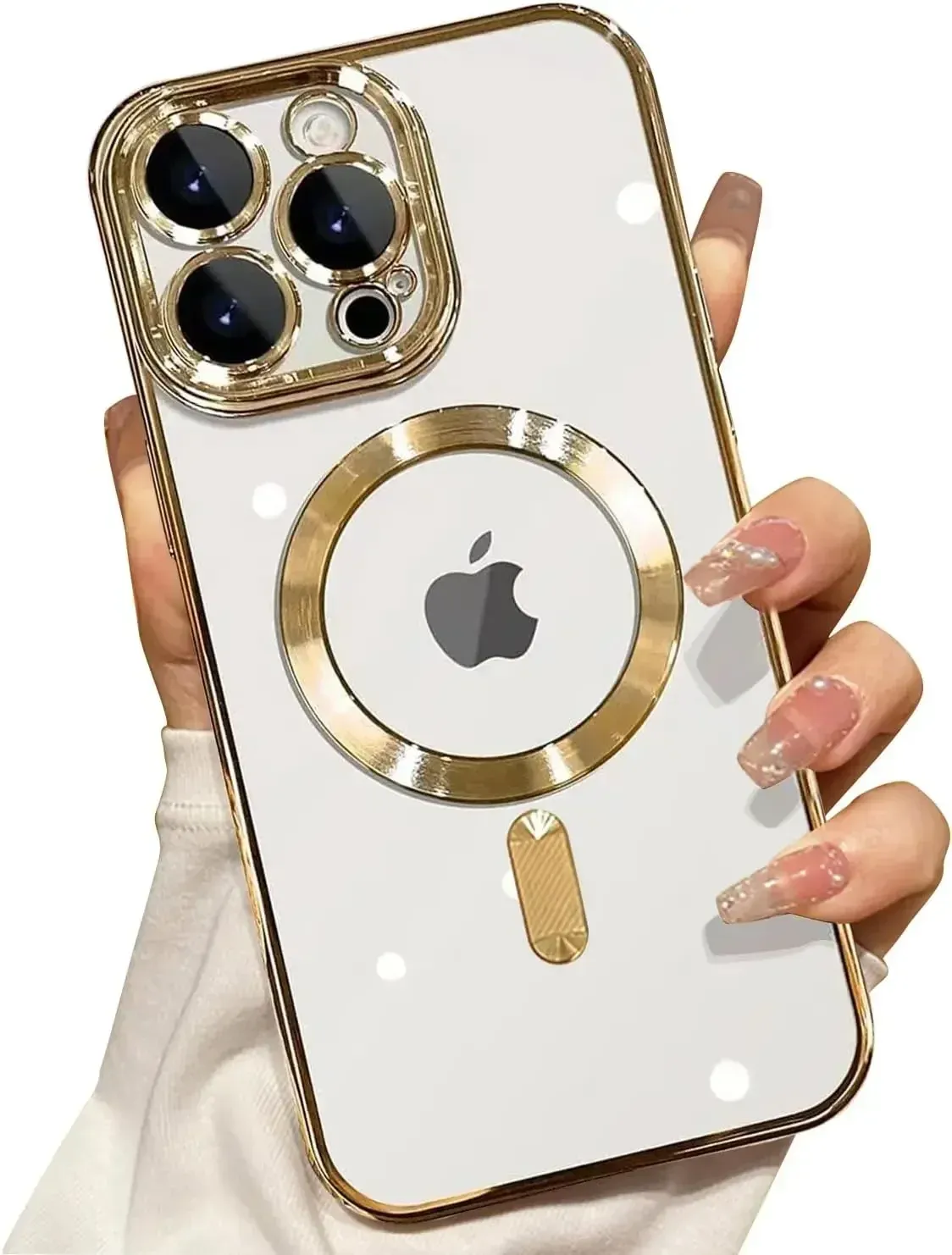 Étui magnétique compatible MagSafe pour iPhone 12 à 18 Pro Max avec protection d'objectif photo 7