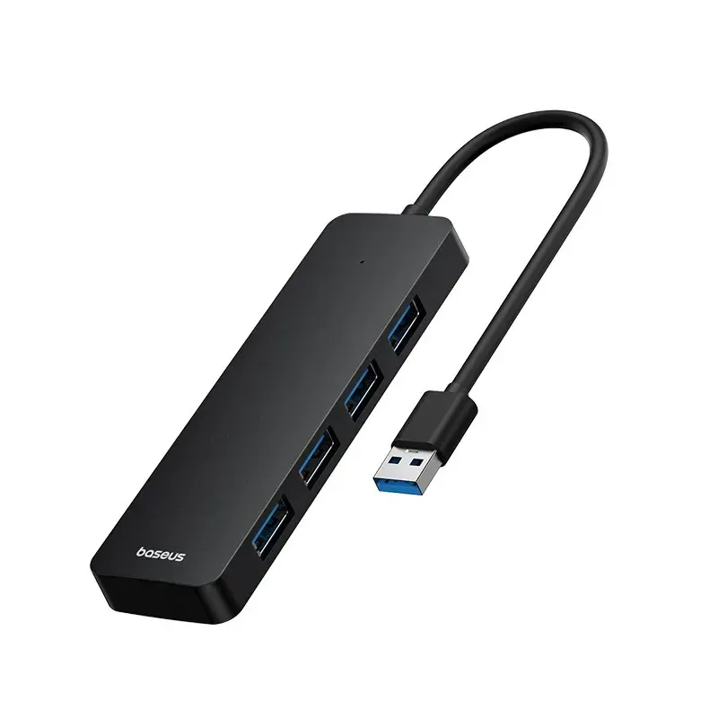 Hub USB 3.0 à 4 ports en ABS pour ordinateur portable, adaptateur multiport compatible Xiaomi, Lenovo, MacBook et PC 8