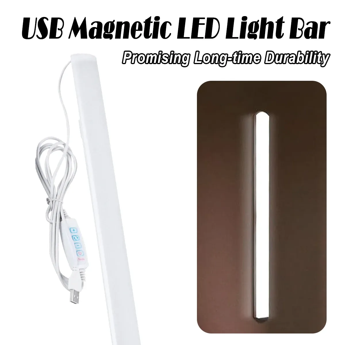 Lampe de lecture à tube lumineux LED, vue d'ensemble
