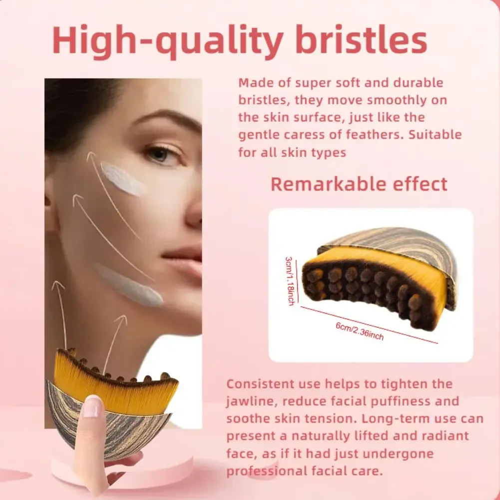 Brosse lymphatique en situation d'utilisation