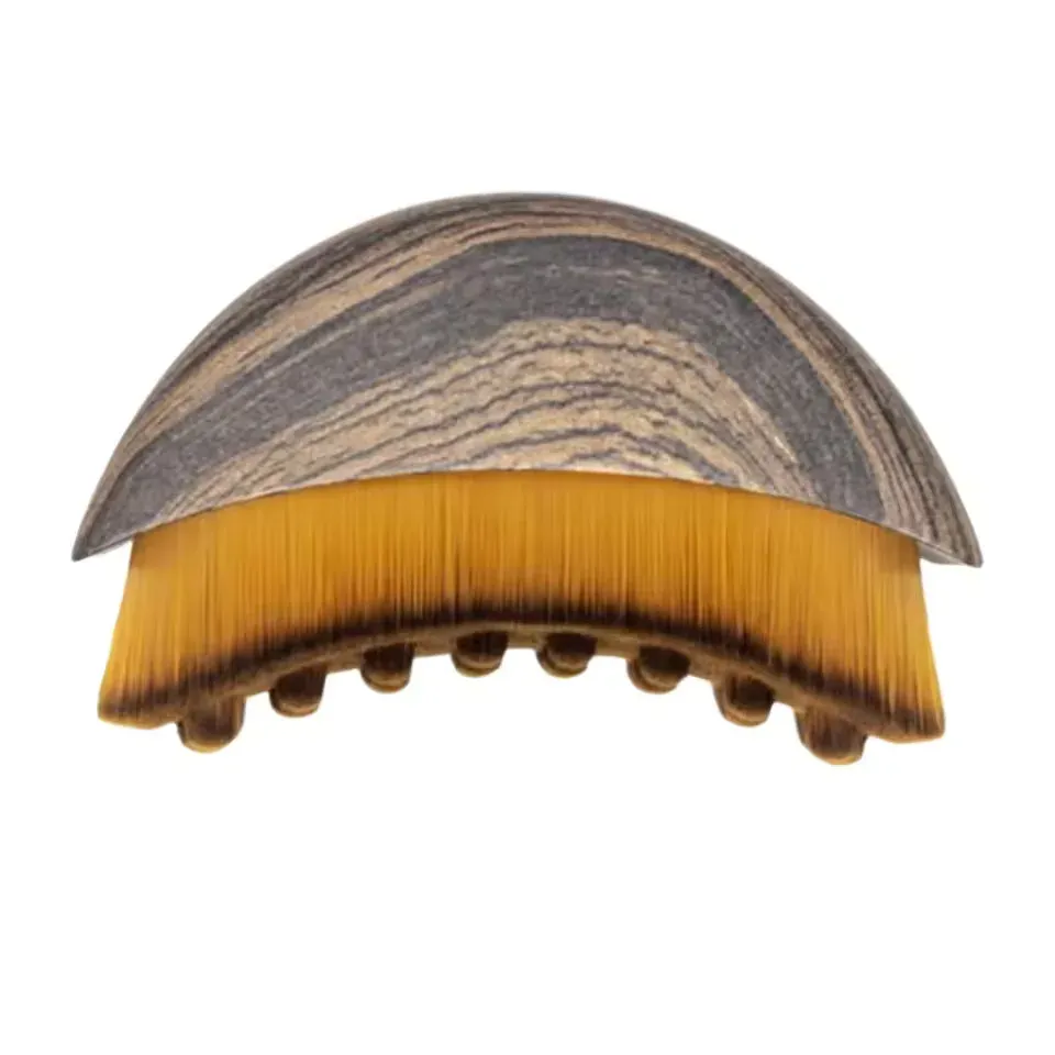 Brosse de contour ergonomique pour le visage, masseur de drainage lymphatique manuel à poils souples pour le nettoyage et le modelage du visage 9