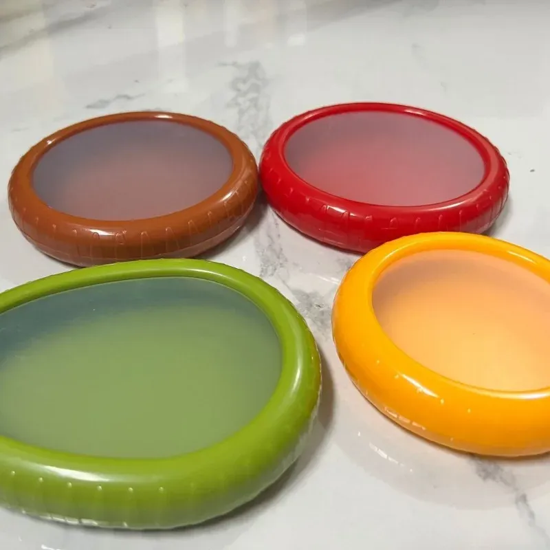 Lot de 4 boîtes de conservation des fruits frais en silicone réutilisables pour réfrigérateur - Image 1