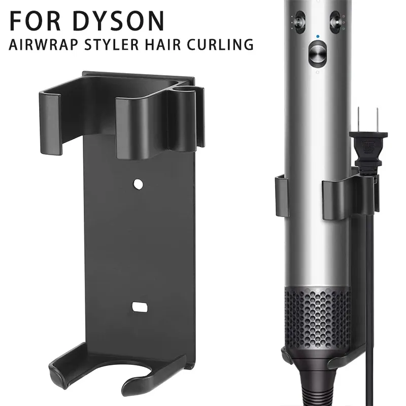 Support mural pour Dyson Airwrap Styler en aluminium, organisateur de rangement pour fer à friser et accessoires coiffants