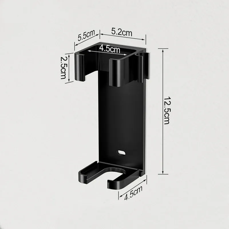 Support mural pour Dyson Airwrap Styler en aluminium, organisateur de rangement pour fer à friser et accessoires coiffants 10