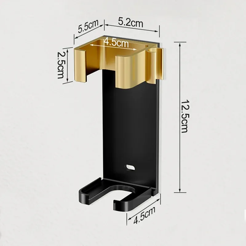 Support mural pour Dyson Airwrap Styler en aluminium, organisateur de rangement pour fer à friser et accessoires coiffants 9