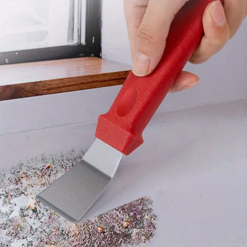 Ensemble de 5 brosses de nettoyage pour cuisine : grattoir à gaz et brosse métallique pour éliminer l'huile et la saleté sur hotte et plaques de cuisson 4