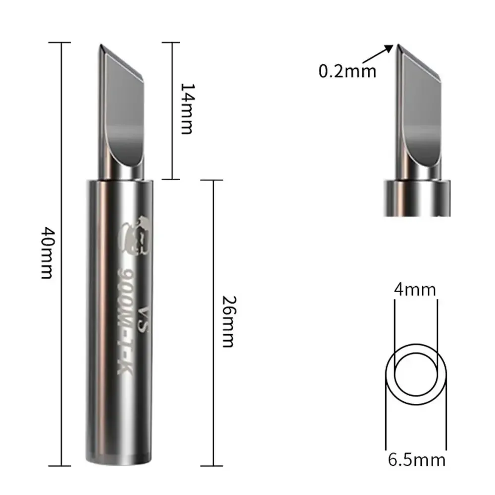 Panne de fer à souder sans plomb, en cuivre sans oxygène, pour stations de soudage, panne de fer à souder, 900, 936, 1 pièce, 937 M 8