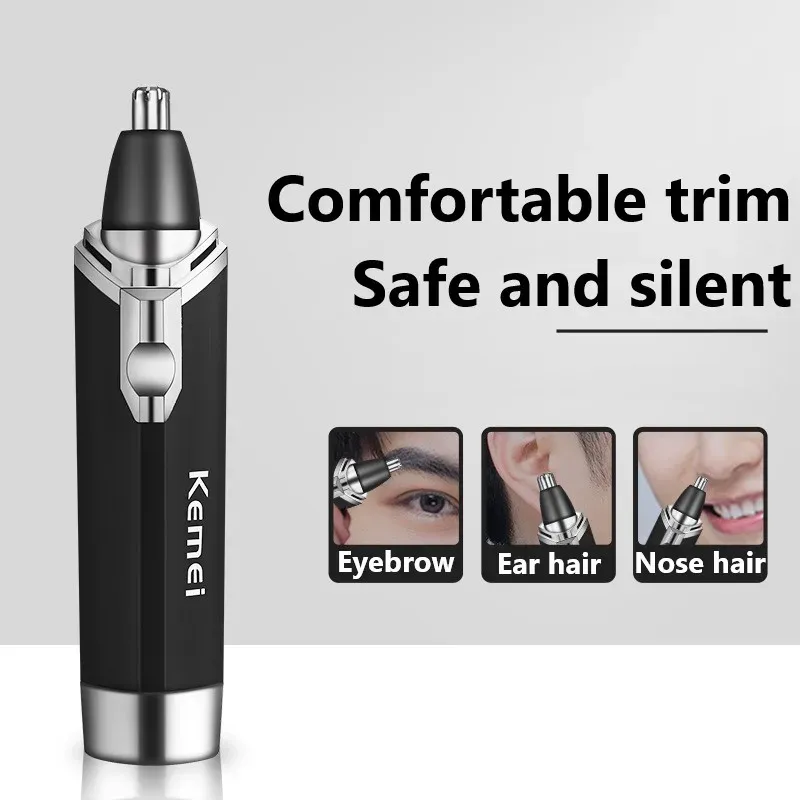 Tondeuse à poils de nez Kemei lavable 2