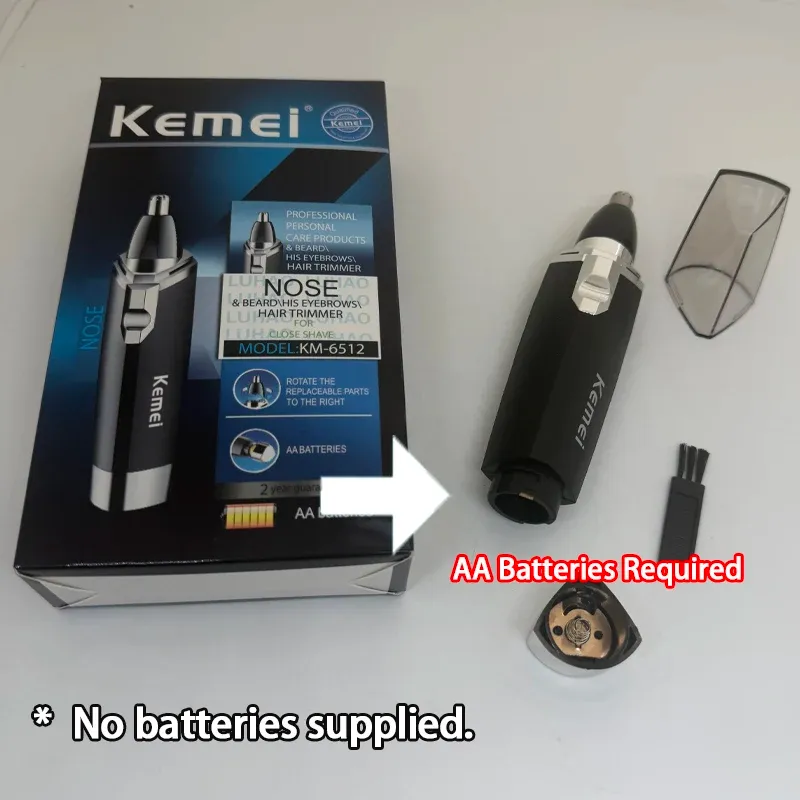 Tondeuse à poils de nez Kemei lavable 3
