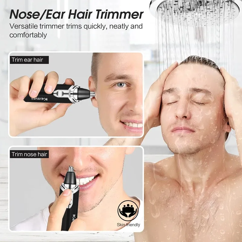 Tondeuse à poils de nez Kemei lavable 5