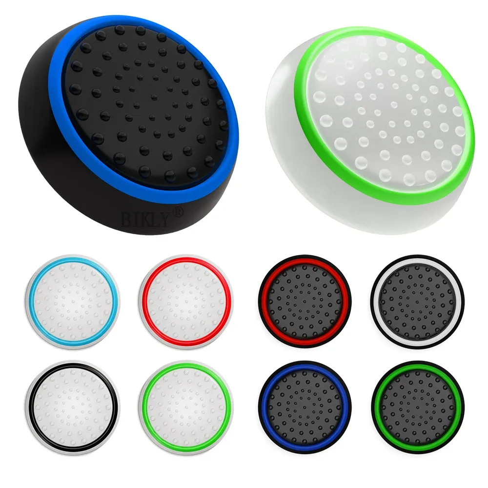 Capuchons lumineux pour joysticks analogiques, lot de 4, compatibles PS5, PS4, Xbox 360, Xbox One, Series X et Switch Pro, accessoire de protection pour manette