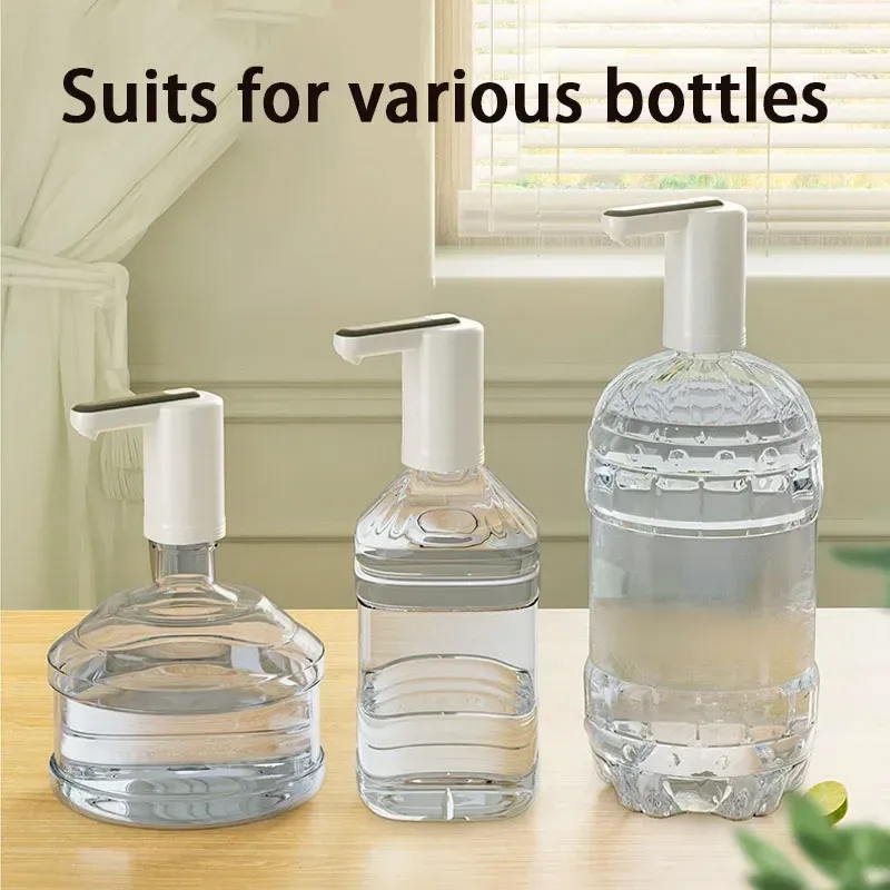 Distributeur d'eau électrique intelligent à double pompe pour bouteille de gallon, usage bureau et maison 4