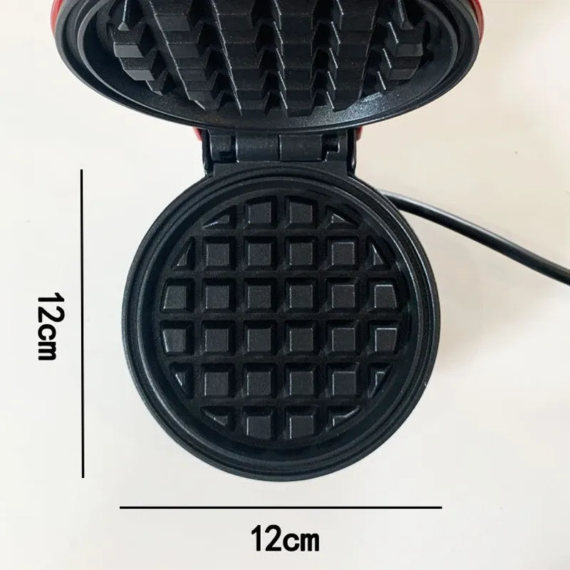 Machine à gaufres œufs, mini gaufrier électrique pour petit-déjeuner 6