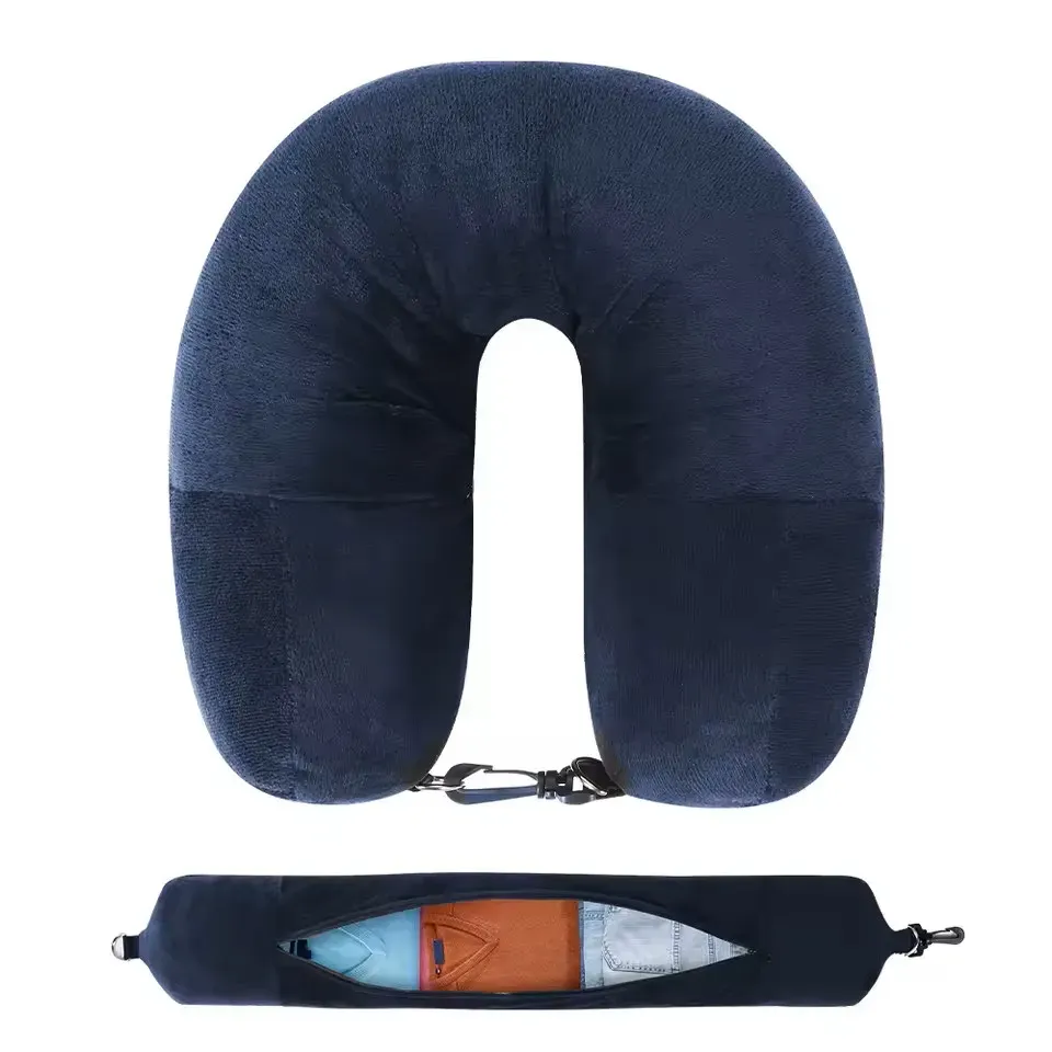 Oreiller de voyage et son sac de rangement