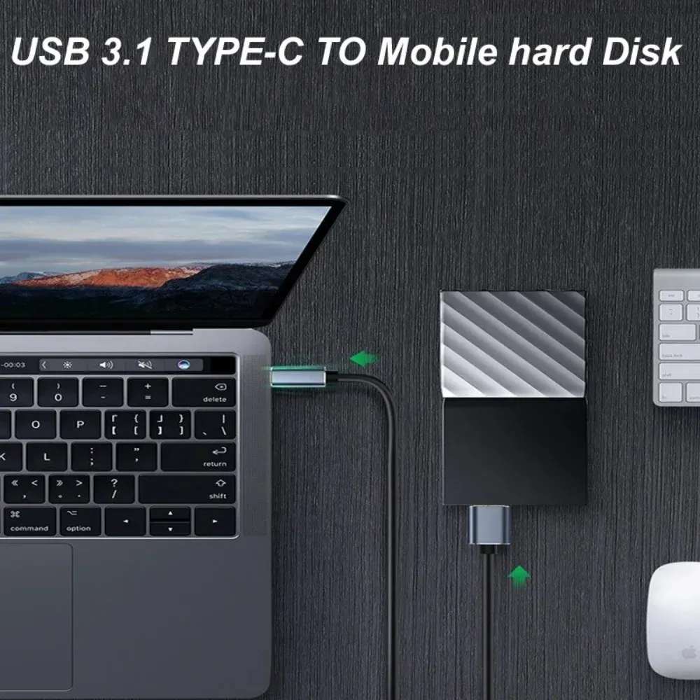 Câble USB 3.0 Type-C vers Micro-B mâle pour disque dur externe, compatible Toshiba, Seagate, WD et Lenovo 2