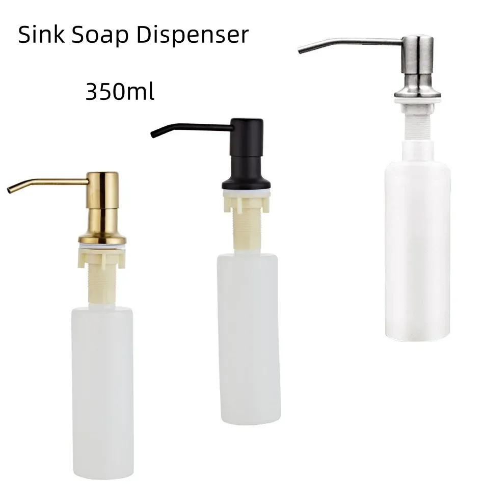 Distributeur de savon en acier inoxydable Regina, pompe manuelle, 350 ml - Image 1
