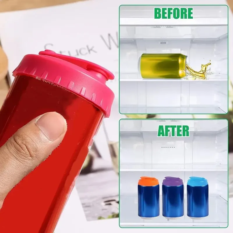 Couvercles réutilisables en silicone de qualité alimentaire pour canettes de soda et boissons 4