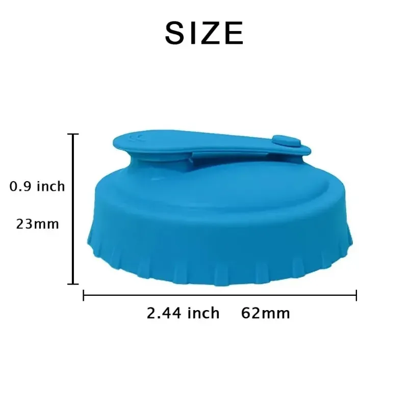 Couvercles réutilisables en silicone de qualité alimentaire pour canettes de soda et boissons 6