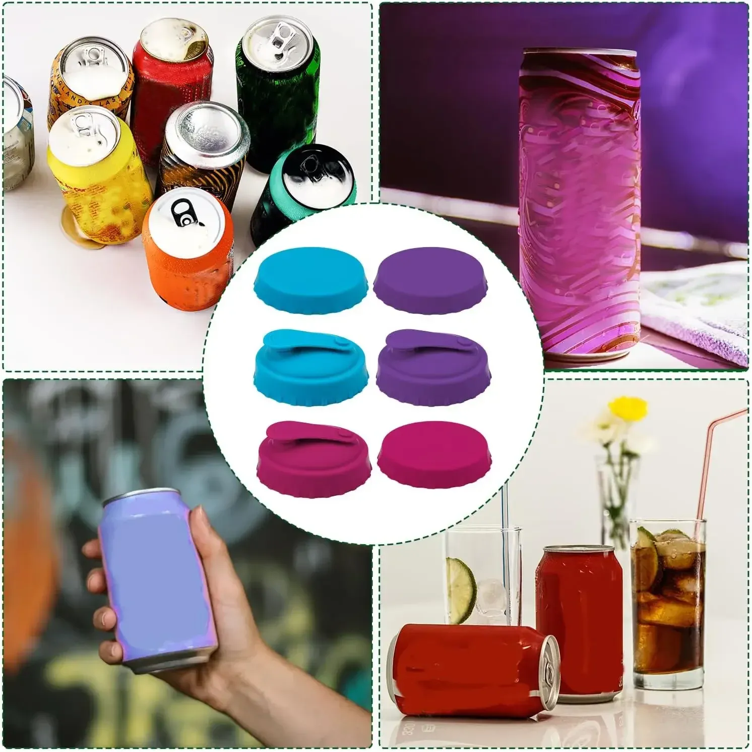 Couvercle de canette en silicone, vue additionnelle