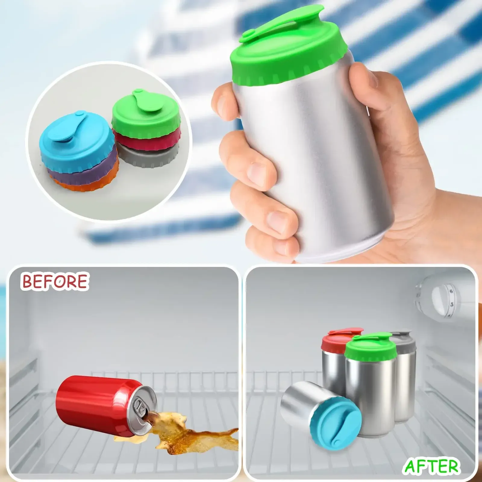 Couvercle de canette en silicone, vue additionnelle