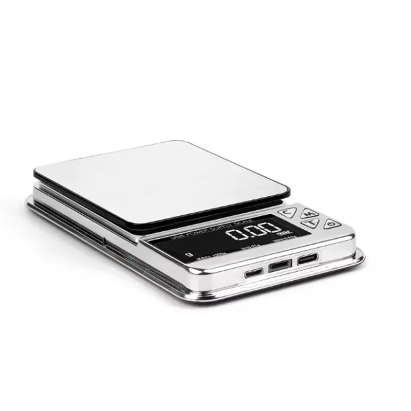 Balance numérique de précision pour bijoux, 1000 g / 0,01 g, avec comptage de pierres précieuses et port USB 4
