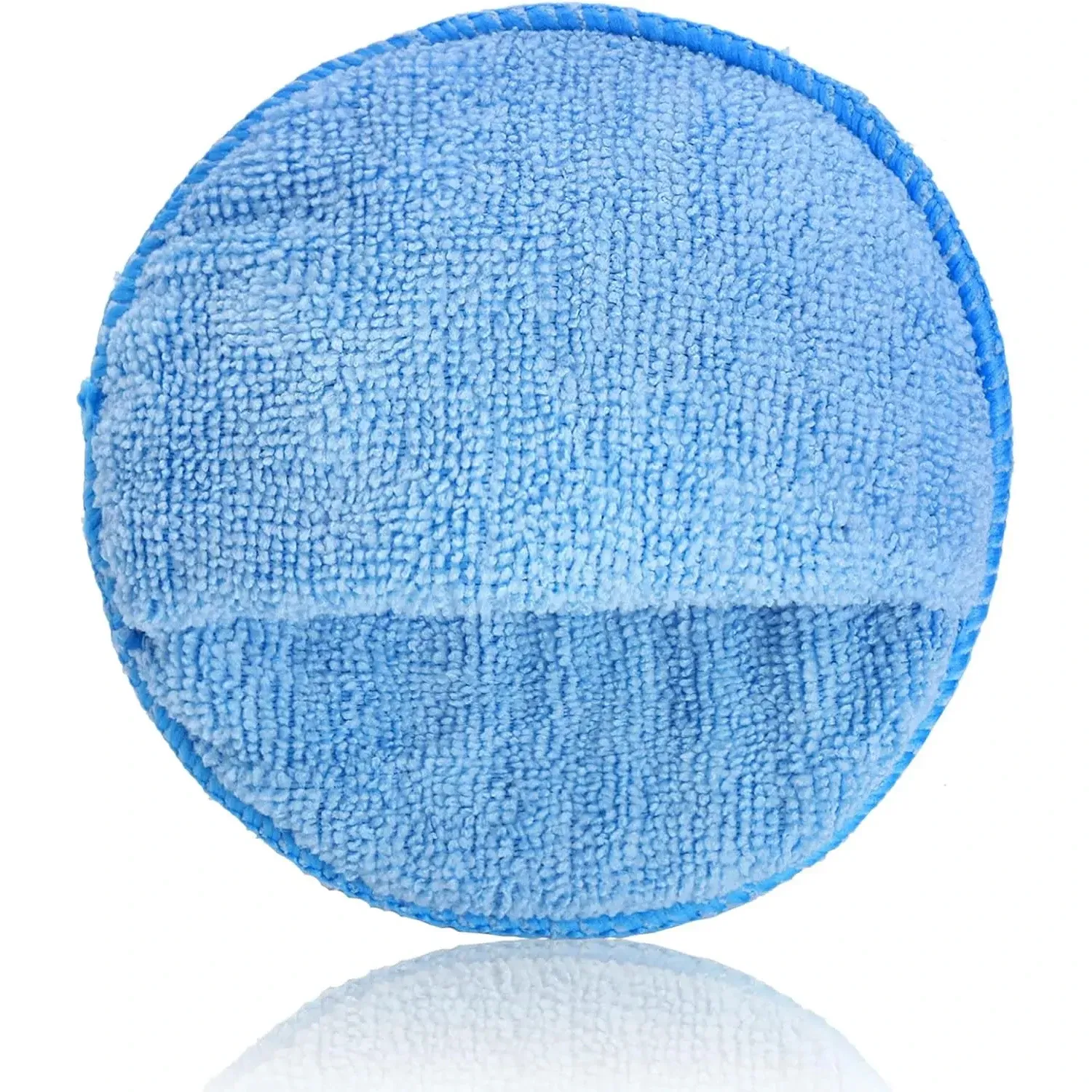 Tampons applicateurs en microfibre bleue de 5 pouces, lot de 10, ultra doux et non pelucheux, idéal pour le nettoyage et le polissage des détails de voiture 4