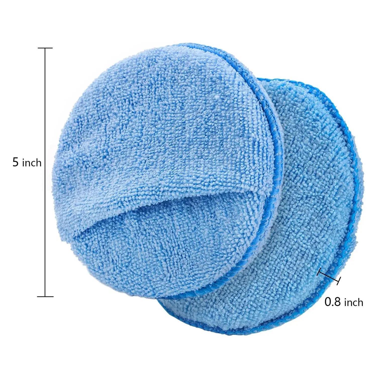Tampons de polissage en microfibre pour l'entretien automobile